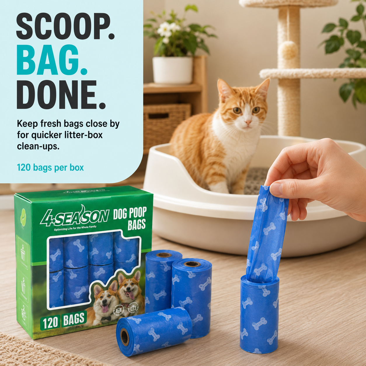 Cat Litter Bags (120)