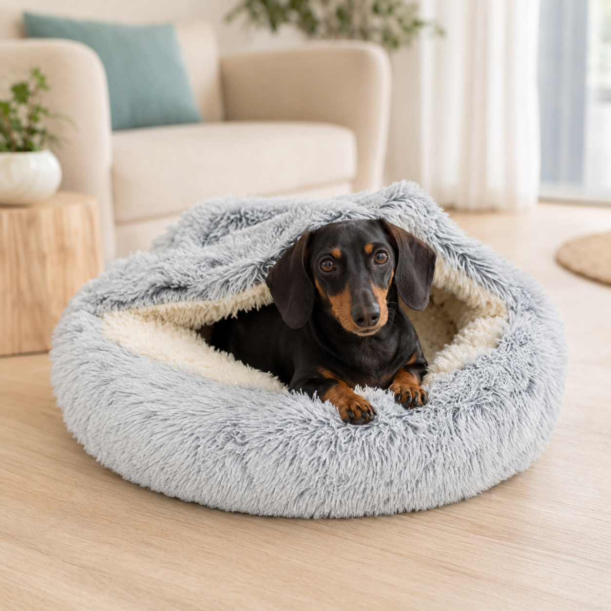 Cozy Plush Pet Nest