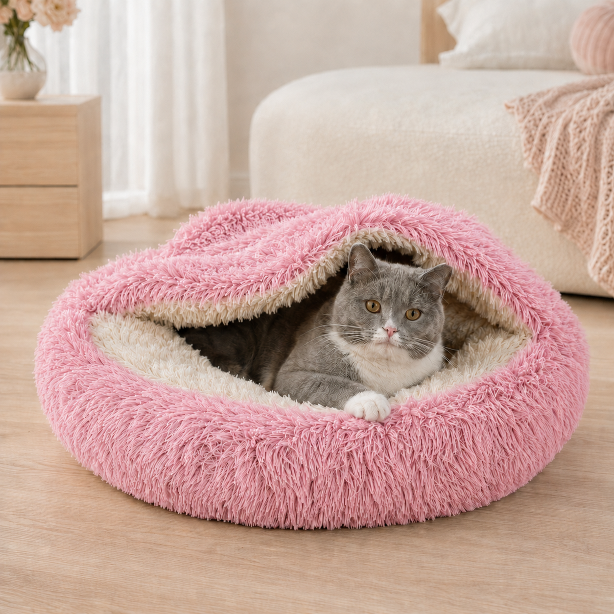 Cozy Plush Pet Nest