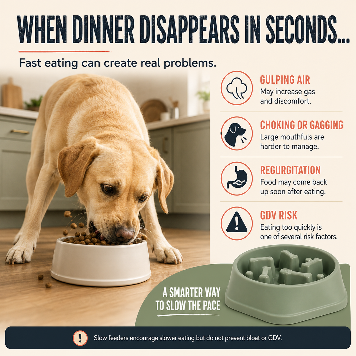Slow Feeder Pet Bowl