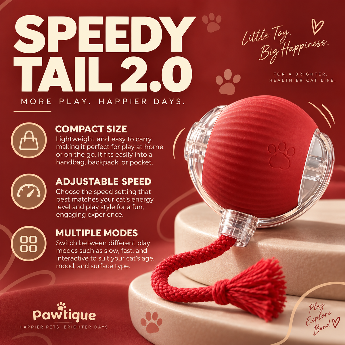 Interactive Smart Pet Ball