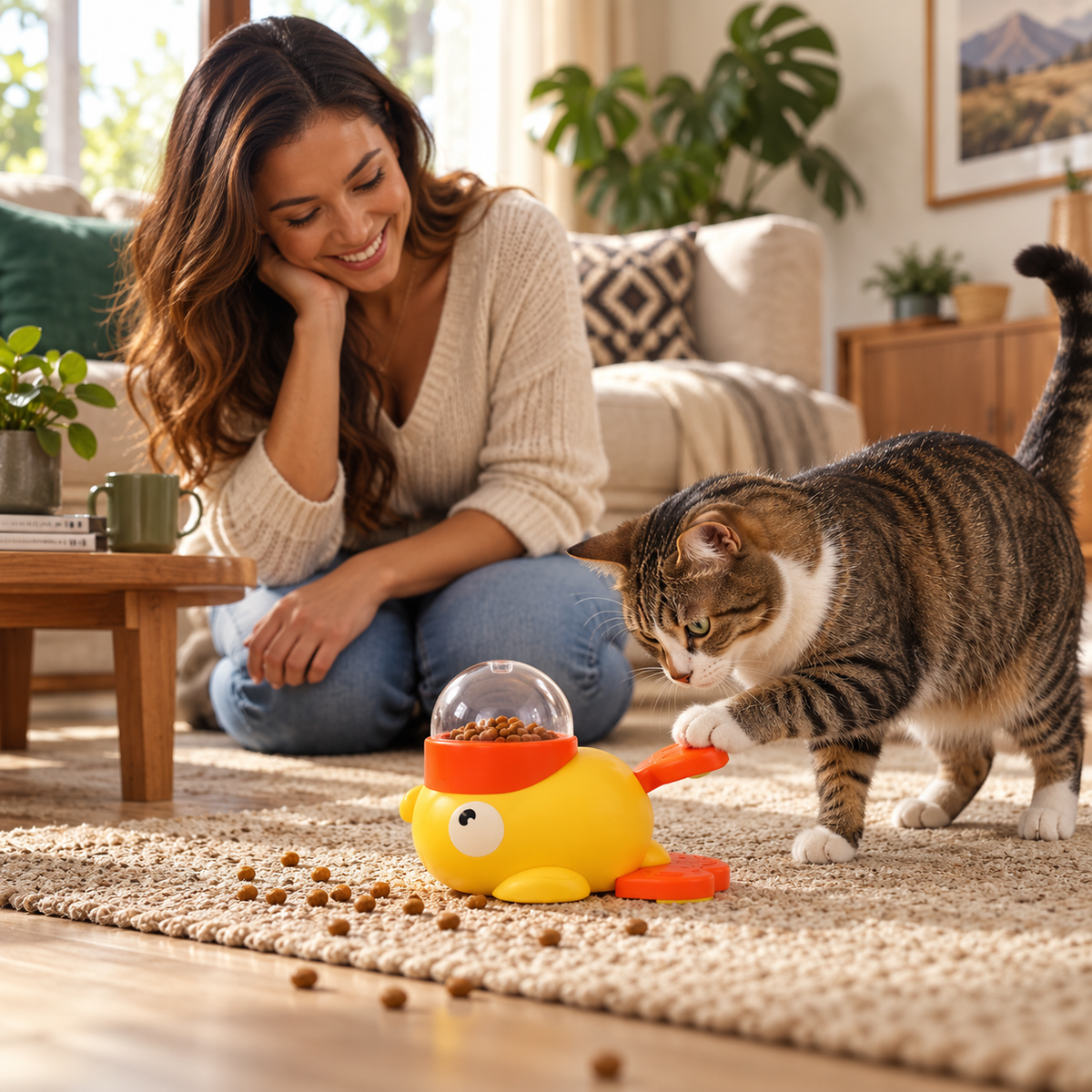 Interactive Pet Puzzle Feeder