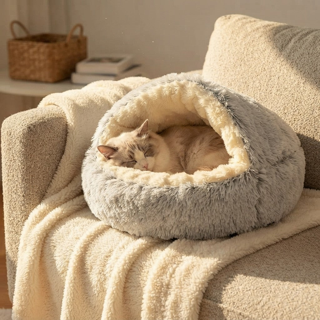 Cozy Plush Pet Nest